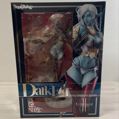 Lineage II 2 Dark Elf Regular Edition 1/7 PVC Figur Max Factory Japan Import.