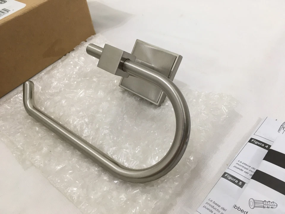 (1) NUEVO Soporte para rollos de pañuelos Amerock Appoint - NÍQUEL CEPILLADO - BH36071G10 (cos) Foto 2 de 4