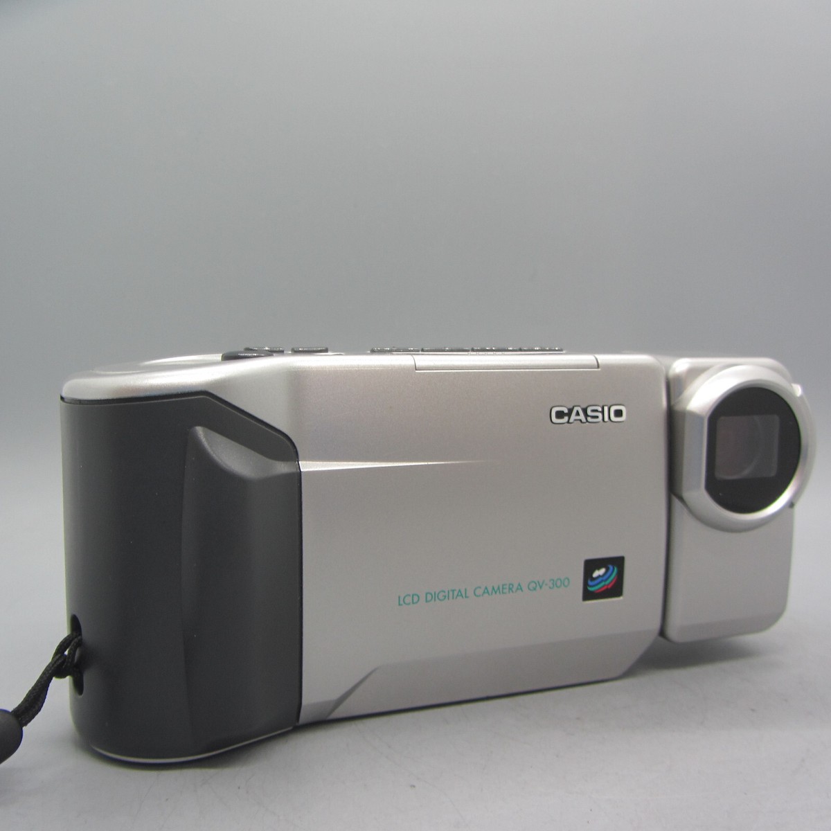【希少 完動品】CASIO QV-300 デジタルカメラ 動作確認済み Vintage 1996 Casio QV-300 LCD Twist Lens Early Digital