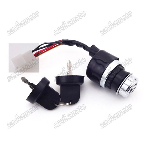 5 Wire On Off Start Ignition Key Switch For Buggy Go Kart UTV ATV 4 ...