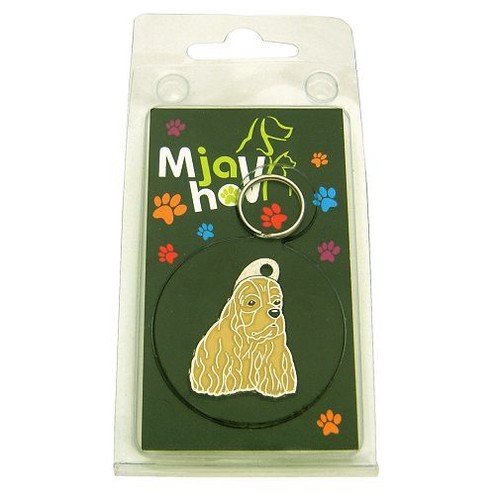 Dog name ID Tag, American cocker spaniel, Personalized, Engraved, Handmade - Picture 11 of 12