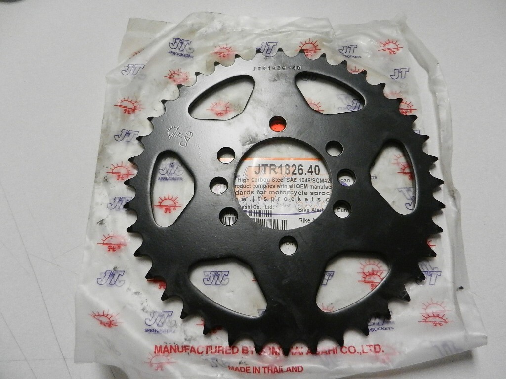 NOS JT Sprockets 40T Rear Steel Sprocket Kawasaki Z400 KFX400