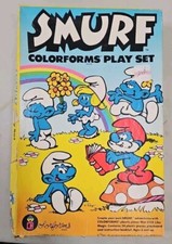 Vintage 1981 Smurfs Colorforms Set, See Ad. 11H 