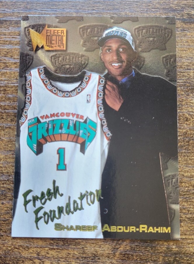 1996-97 Fleer Metal #135 Shareef Abdur-Rahim RC Fresh Foundation Rookie VTG
