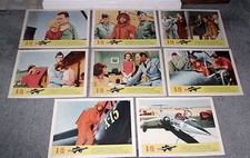 X-15/AIR FORCE TEST PILOTS orig 1961 lobby set CHARLES BRONSON/MARY TYLER MOORE