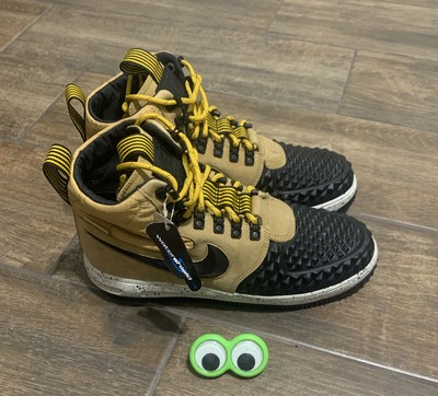 🔥NEW Nike LF1 Lunar Air Force 1 Duckboot 17 Metallic Gold Hight Top Men's  sz 6Y | eBay