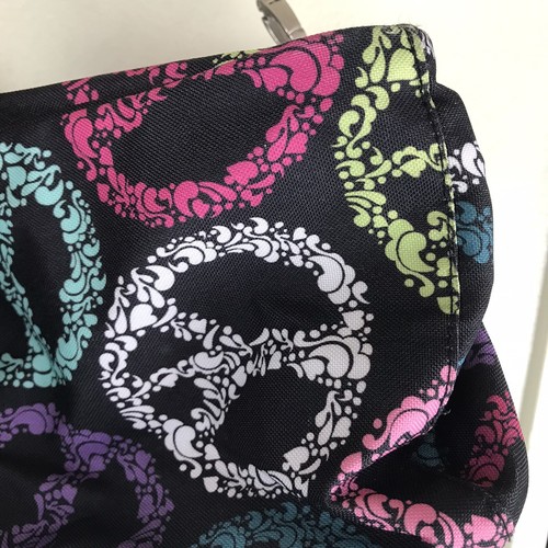 Jet Set Peace Duffle Teen Black Luggage By Pottery Barn - Picture 4 of 12
