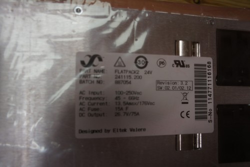 ELTEK FLATPACK2 24V 100-250VAC 45-66Hz RECTIFIER 241115.200 - Picture 5 of 5
