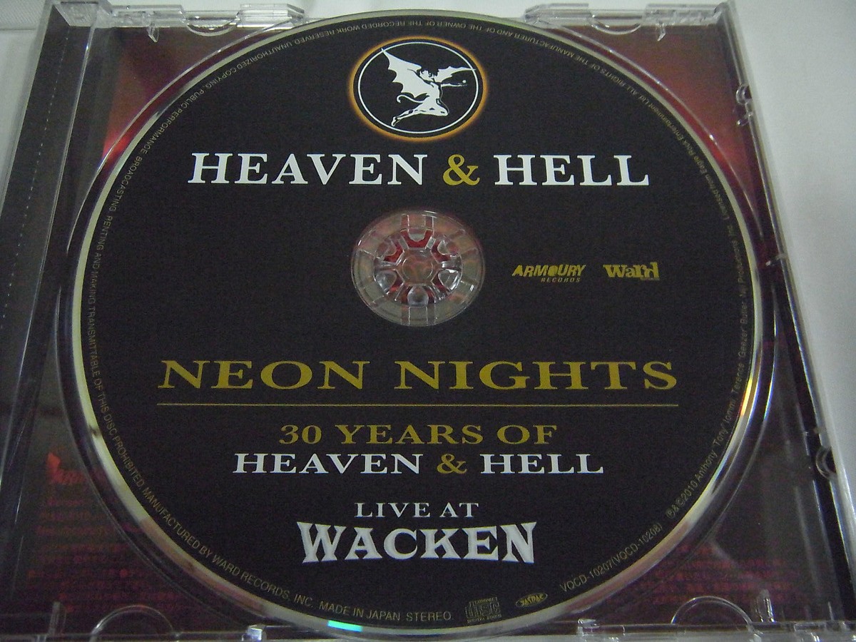 HEAVEN & HELL-Neon Nights Live At Wacken JAPAN 1st.Press w