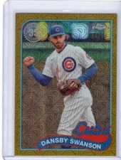2024 Topps Series 2 Dansby Swanson Mojo Silver Pack Gold /50 Chicago Cubs