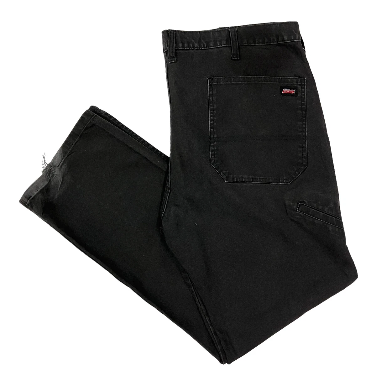 Dickies Carpenter Flex Jeans Canvas Black Men s 40W 32L Regular Straight Fit