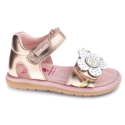 Pablosky Adjustable Sandal Flower Insert Bronze