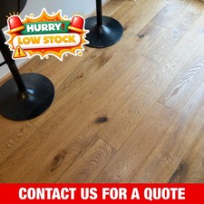 🌱 Sample* Nature 20mm Brushed Golden Oak Engineered Wood Flooring - £69.99SQM