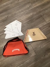 The Music Maker Melody Harp Award Winning Lap Harp Zither with 12 Song Sheets