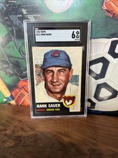 1953 Topps #111 Hank Sauer - Chicago Cubs DP SGC 6 Mint Corners