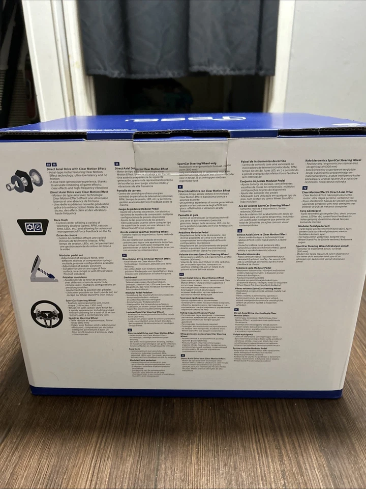 Thrustmaster T598, Direct Axial Drive Force Feedback Racing Wheel and Pedal Set - Image 4 of 4