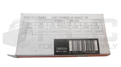 NUEVA PUNTA DE CONTACTO ROBOT DAIHEN L7250B02, 0,9 MM, LOTE DE 9 PIEZAS *LEER* - Imagen 5 de 7