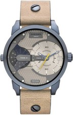 Image of SOLD OUT! Diesel Men's Urban Daddy Watch with Leather Strap Rare DZ-7338