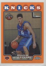 2008-09 Topps Chrome Orange Refractor 438/499 Danilo Gallinari #186 0b9