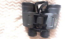 OLYMPUS BINOCULARS 8X40 DPS WIDE 8.2 Degrees - Black w/ Case - And Caps