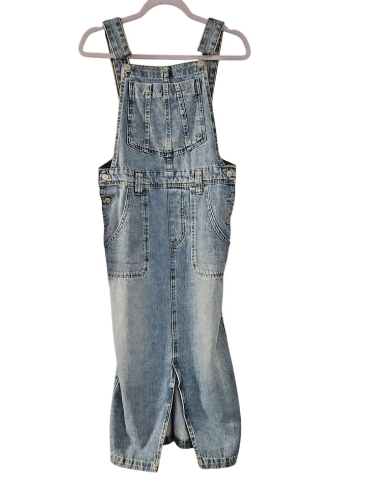 Falda vaquera Free People Revolve XS Bardot Follow Your Heart Boho precio de venta sugerido por el fabricante 128 USD Foto 3 de 4