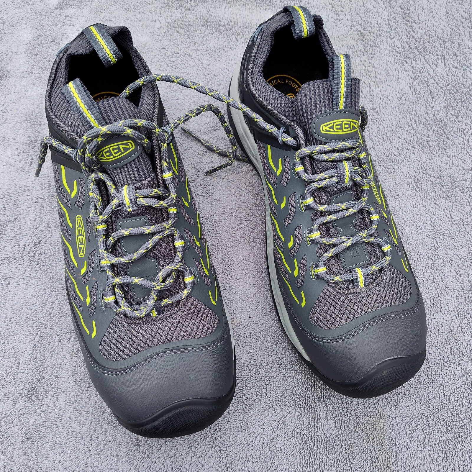 Scarpa da lavoro Keen Utility donna sportiva punta bassa di sicurezza grigia taglia 10W ASTM F2413 EH