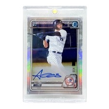 Topps Bowman Chrome 1st Austin Wells NY Yankees Baseball Card /499 Rookie