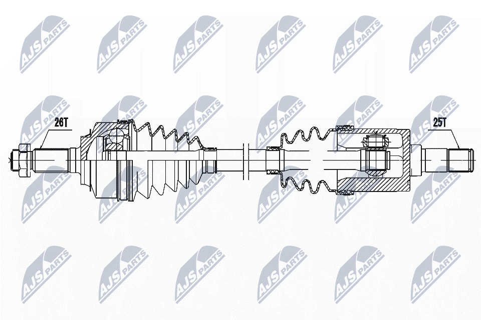 N.T.Y. NPW-HD-087.NTY Drive Shaft for HONDA - Image 7