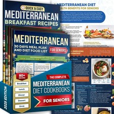 The Complete Mediterranean Diet for Seniors 5 Mediterranean Diet Cookbook S...