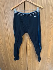 Under Armour mens long john thermal pants black Base 2.0 Large