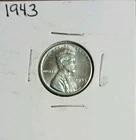 1943 P BU Steel Lincoln Wheat Cent Philadelphia Mint