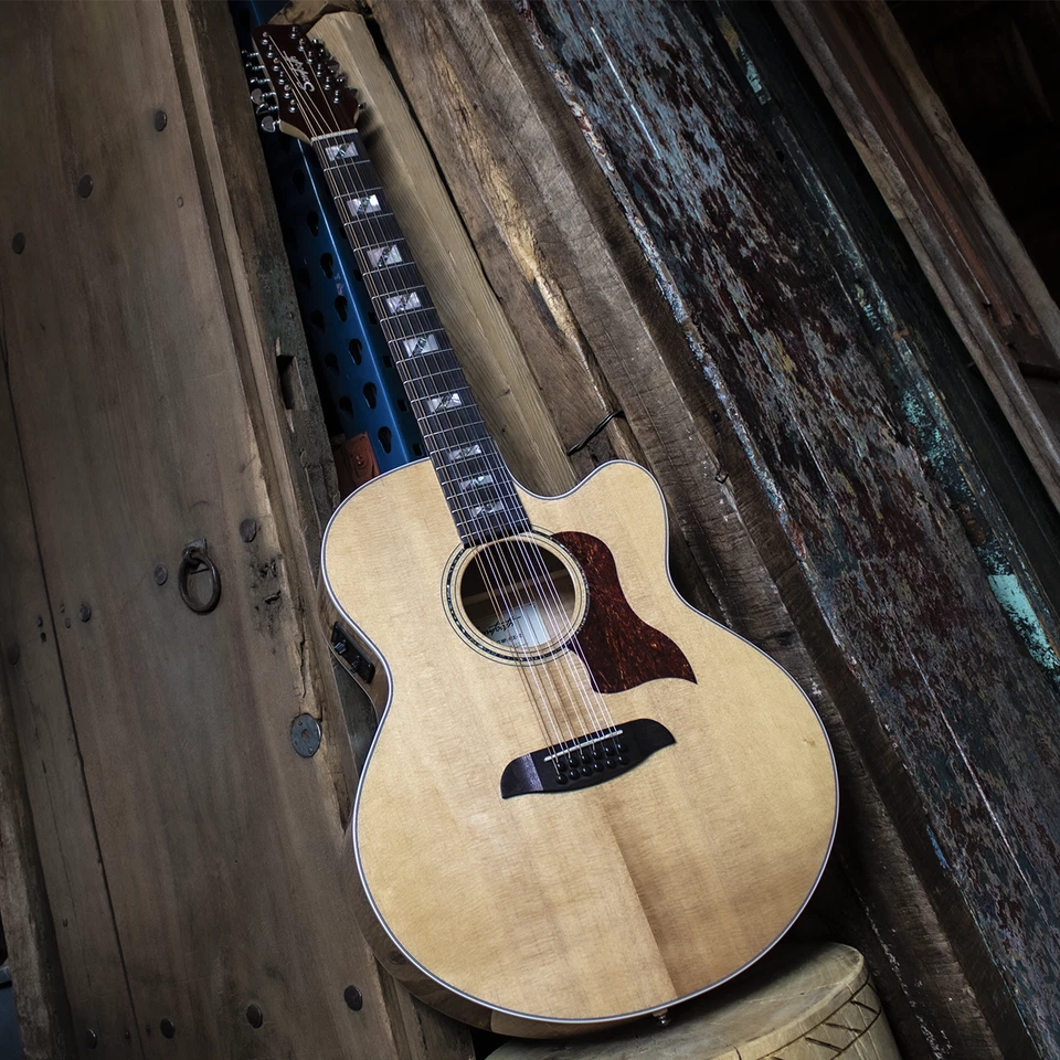 Sawtooth Solid Spruce Top Jumbo Cutaway 12 String Acoustic Electric Guitar - Image 2 of 4