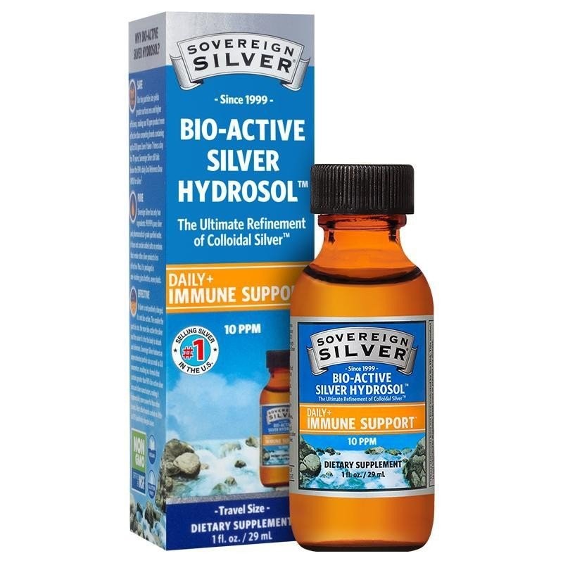 Sovereign Silver Natural Immunogenics Bio-Active Silver Hydrosol - 10 ppm -
