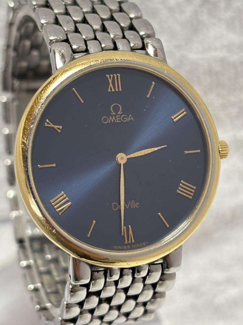 Omega Devil Quartz 395.2378 Men's Watch with Genuine Belt Fully Functional