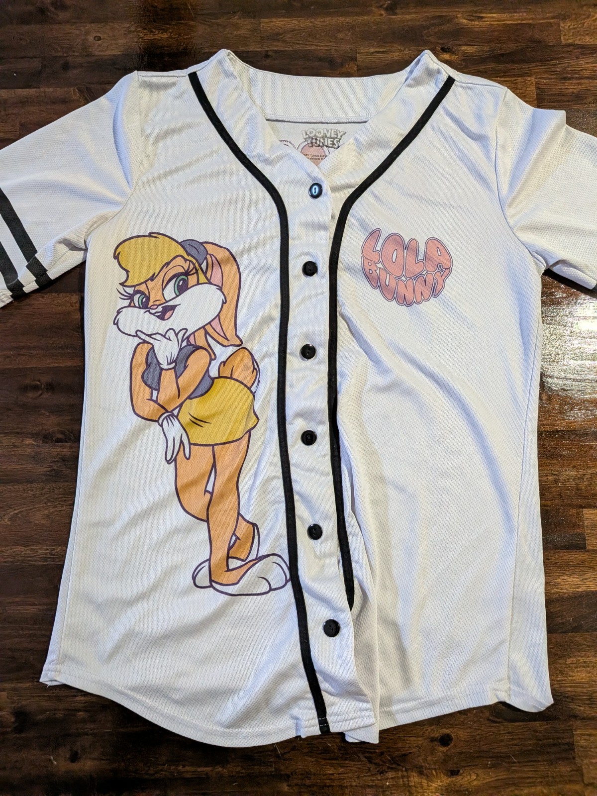 Lola Bunny Looney Tunes Baseball Jersey Space Jam Women Size L Cosplay Fantasy
