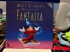 Fantasia 1991 Laserdisc, Walt Disney Home Video 1132 AS 2-Disc Set Mickey Mouse