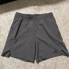 Adidas Designed For Training Shorts 7  Medium Shadow Olive NEW