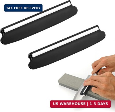 Professional Knife Sharpening Angle Guide for Whetstone   2 Pack, Non-Slip Ceram