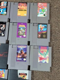 NES Console Bundle With 8 Controllers, NES Advantage, 4 Way, And 30 Games