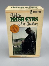 Vintage Cassette When Irish Eyes are Smiling 28 Irish Songs Set Of 2 Cassettes