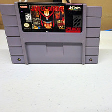 Acclaim Judge Dredd SUPER NES SNES NTSC-U/C T-Teen 1995 Cartridge