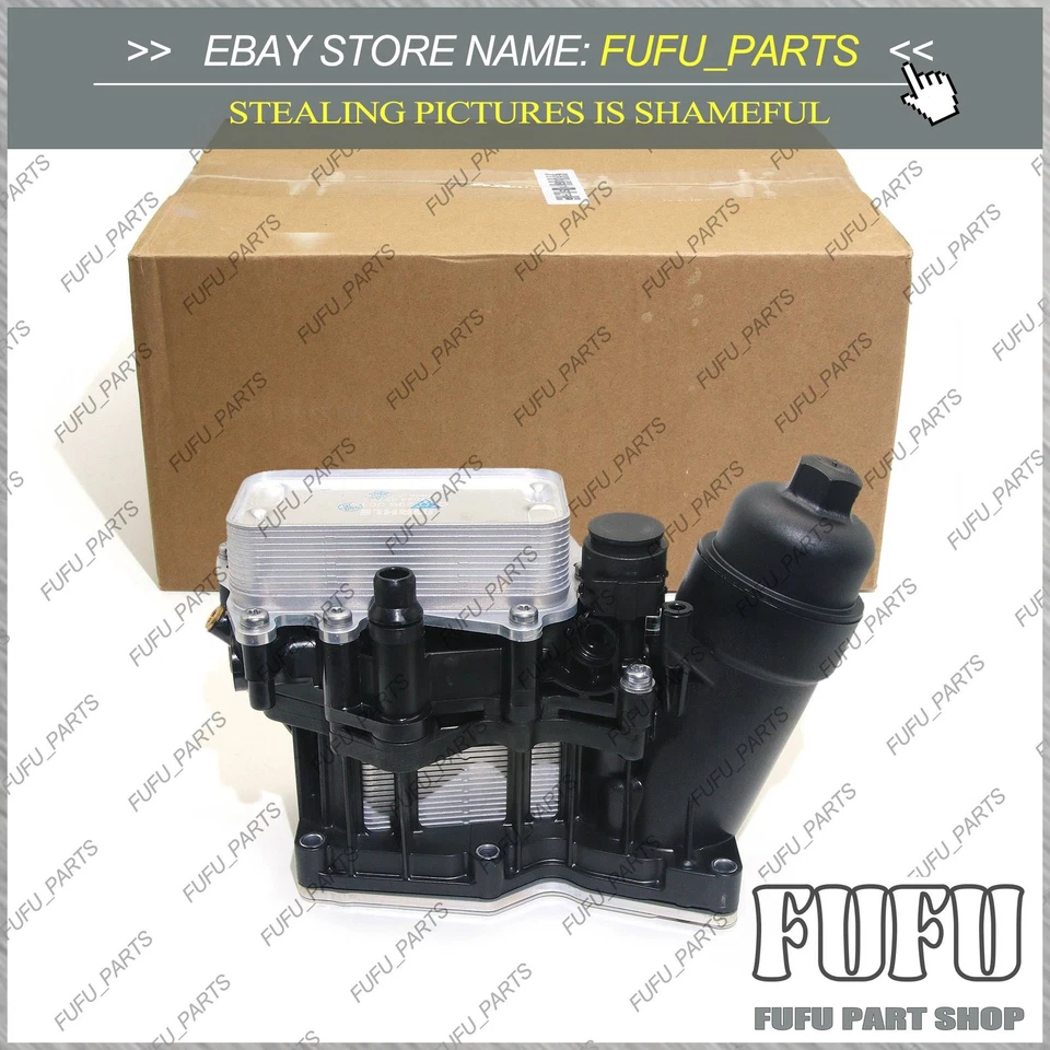 MAHLE OEM Oil Cooler Filter Assembly 11428507697 For BMW 328d 535d X5 X3 Diesel Foto 2 de 4