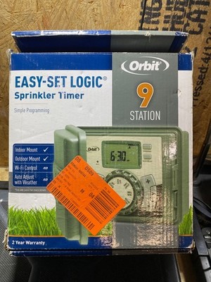 Orbit 9-Station Indoor/Outdoor Irrigation Timer Sprinkler Controller 57899