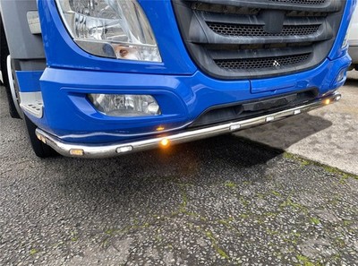 Under Bumper Spoiler Bar + Flush LEDs + Down Lights To Fit Volvo FM4 2013 - 2021