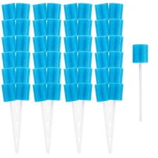 50 Oral Cleaner Swabs Disposable Sponge - Toothettes Mouth Swabsticks... 