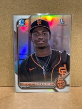 2022 Bowman Chrome - Prospects Ryan Reckley #BCP-163 Refractor /499 SF Giants