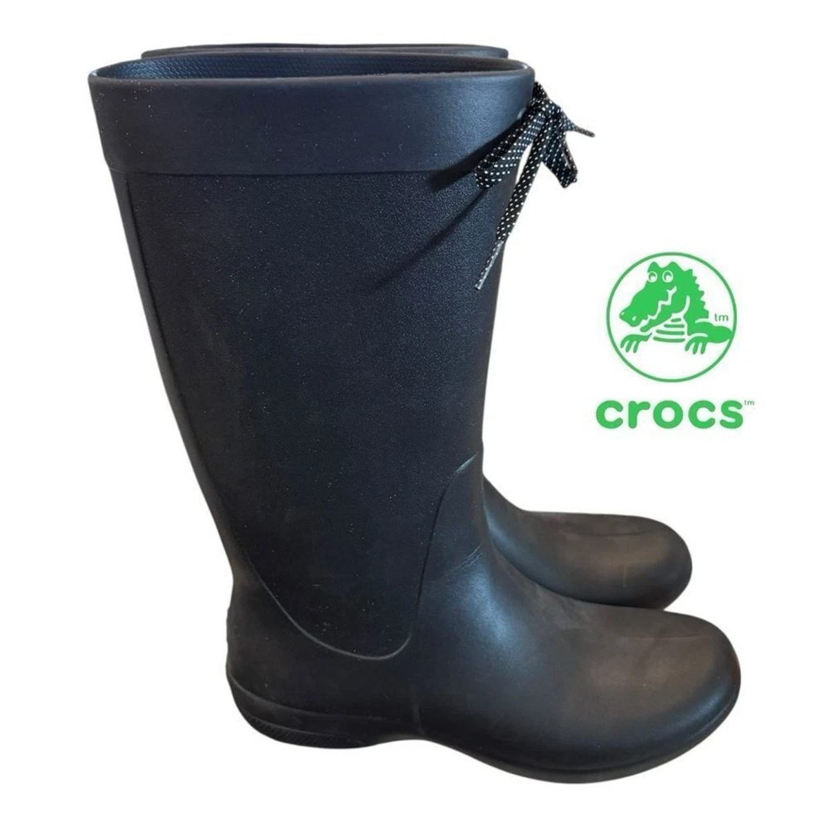 crocs freestall rain boot ブラック US6 25+ Crocs Rubber Boots for Women for sale | Updated Sep 2026