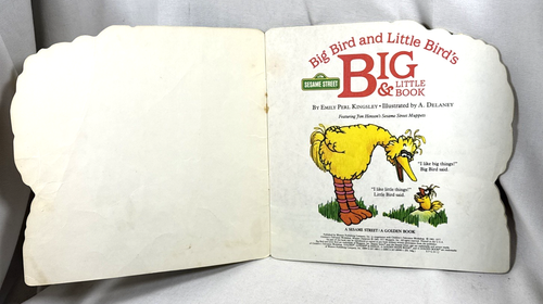 VTG LOT OF 2 BIG BIRD SESAME STREET STICKER FUN & GOLDEN SHAPE BOOKS 1985 1983 - Picture 15 of 19