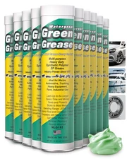 Green Grease Tube 14oz - NLGI 2 High Temp Waterproof Marine Grade