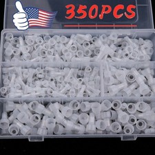 350PCS Closed End Crimp Cap Copper Core Nylon Wire Connectors 22-10AWG Terminals